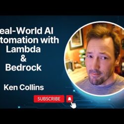 Featured image for Real World AI Automation with Lambda & Bedrock presented by AWS Hero Ken Collins