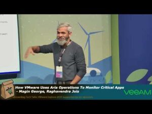 Featured image for How VMware Uses Aria Operations for Applications To Monitor Critical Apps - Magin George, Jois